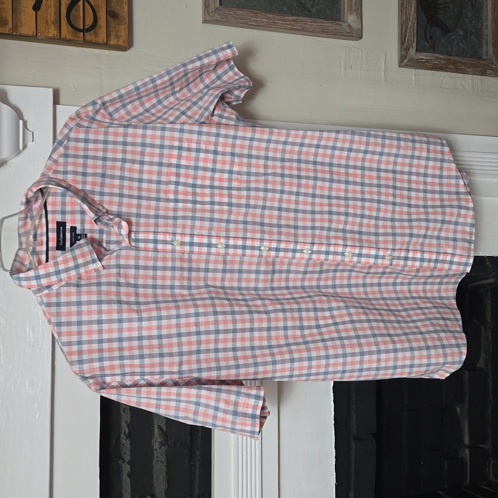 Croft & Barrow XL plaid short sleeve shirt